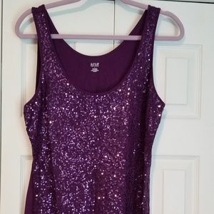 Sequined Tank Top